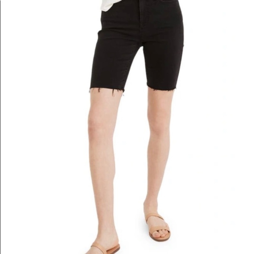 Madewell Roadtripper Denim Biker Shorts